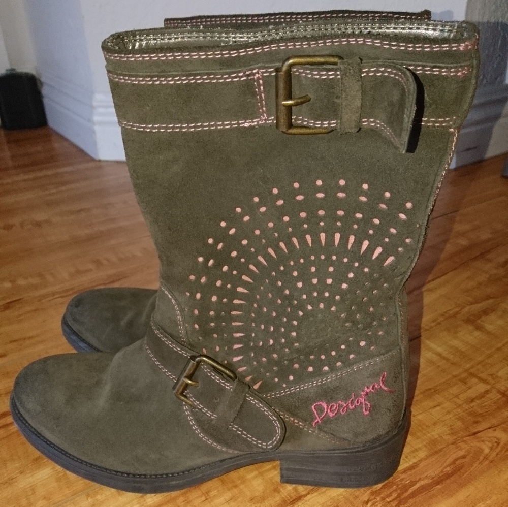 Desigual malva a ankle boots